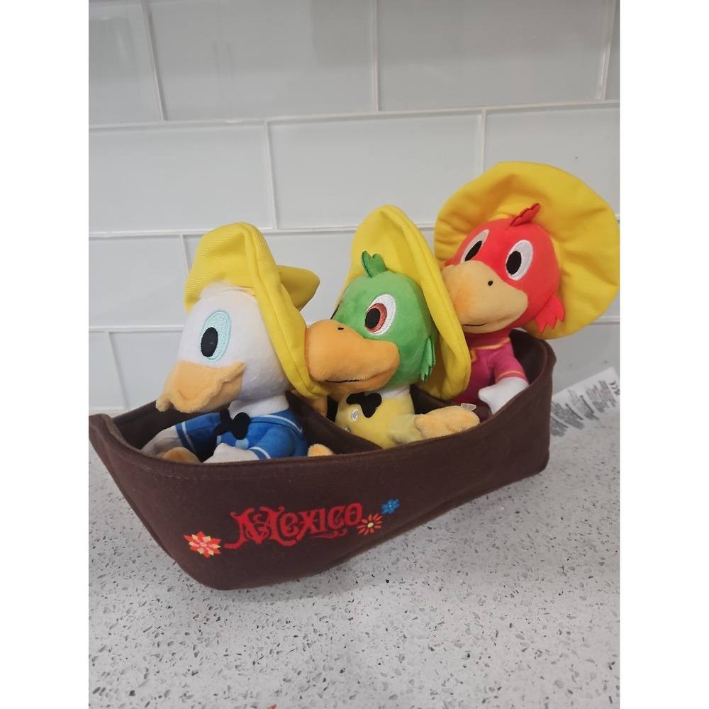 Disney Parks EPCOT Mexico Pavilion Three Caballeros Gran Fiesta Tour Boat Plush